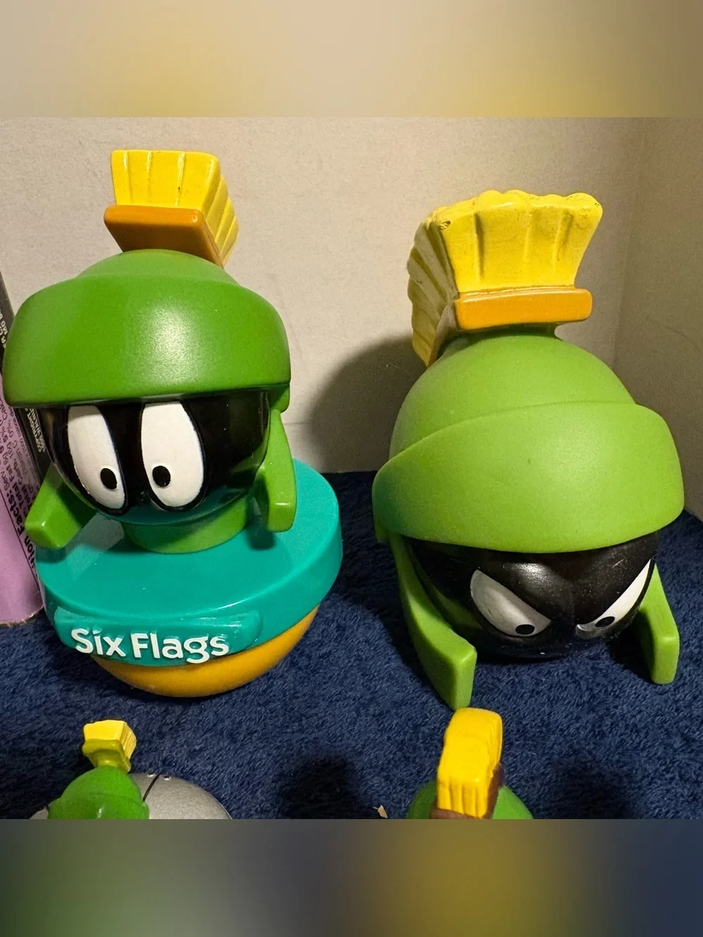 Vtg 18 Pieces Marvin the Martian “Looney Tunes” Collectibles Figurines Space Jam